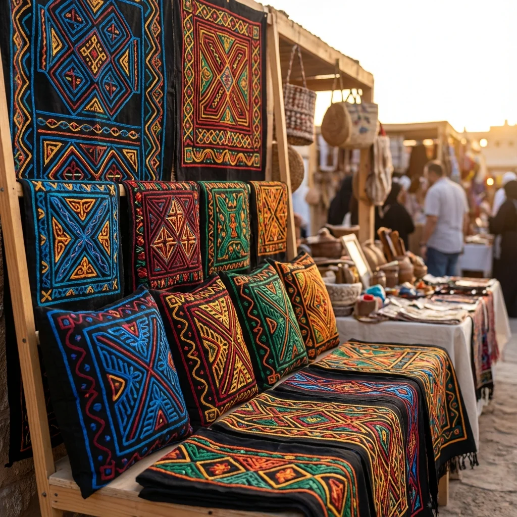Handmade Nubian Weaving and Embroidery