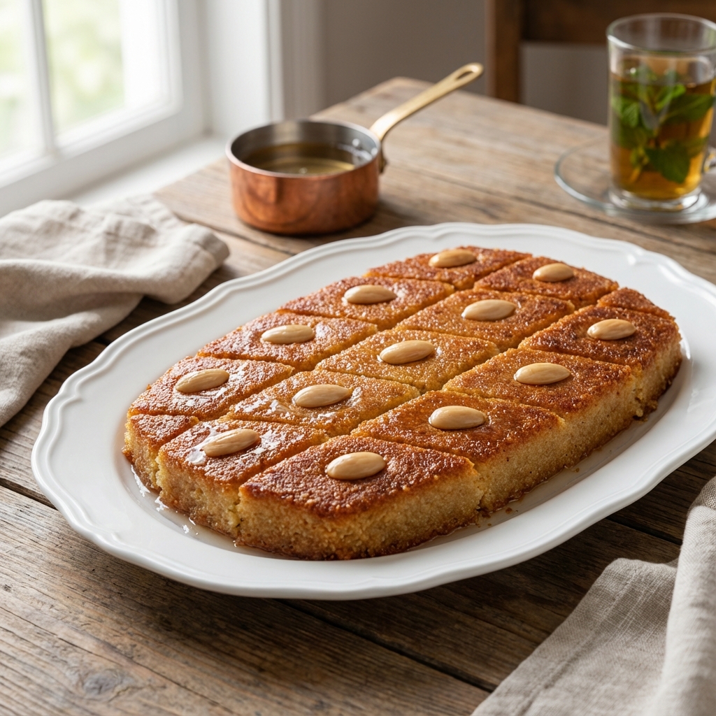 Basbousa - Semolina Cake