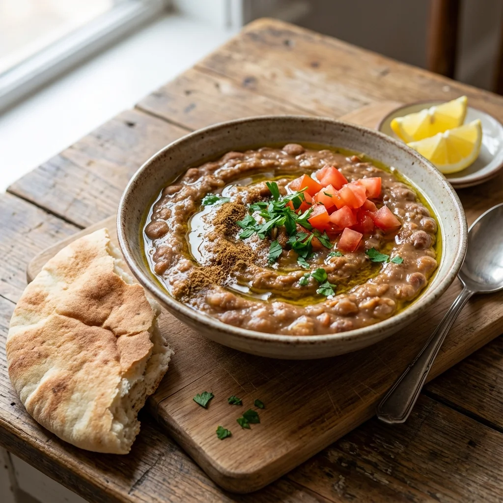 Ful Medames - Slow-Cooked Fava Beans