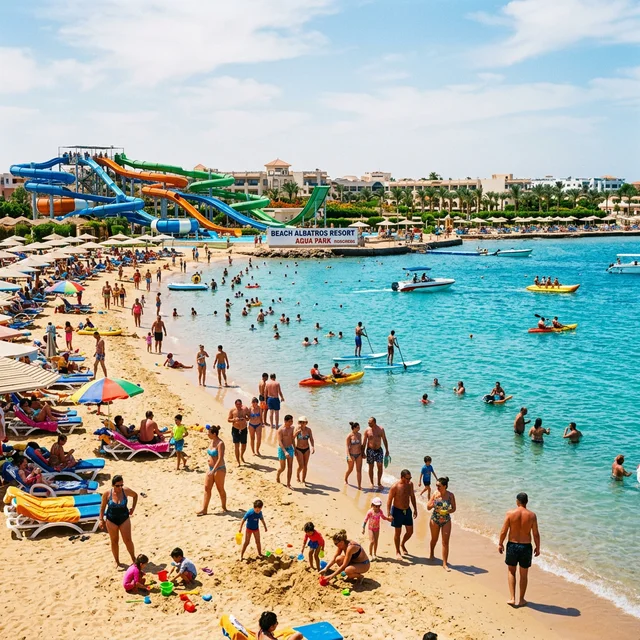 Бич Альбатрос Аквапарк (Пляж и Бассейн)